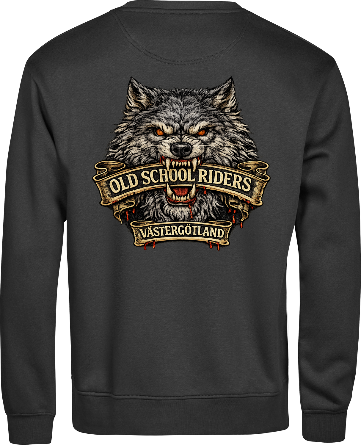 OLD SCHOOL RIDERS. SWEATSHIRT VÄSTERGÖTLAND