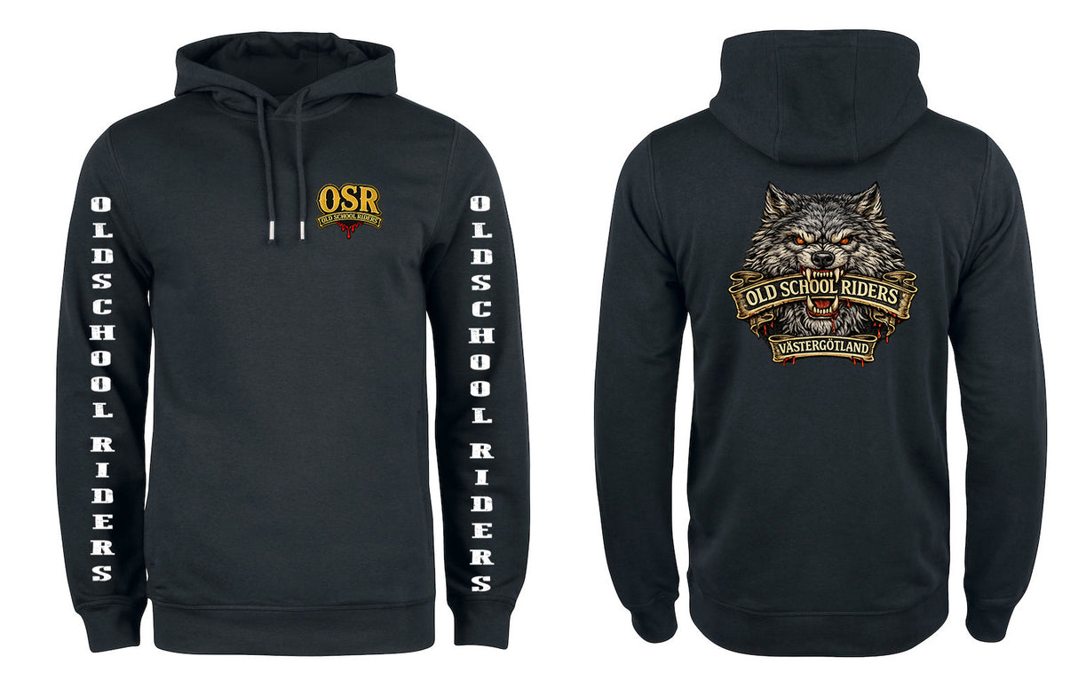 OLD SCHOOL RIDERS.  HOODIE VÄSTERGÖTLAND