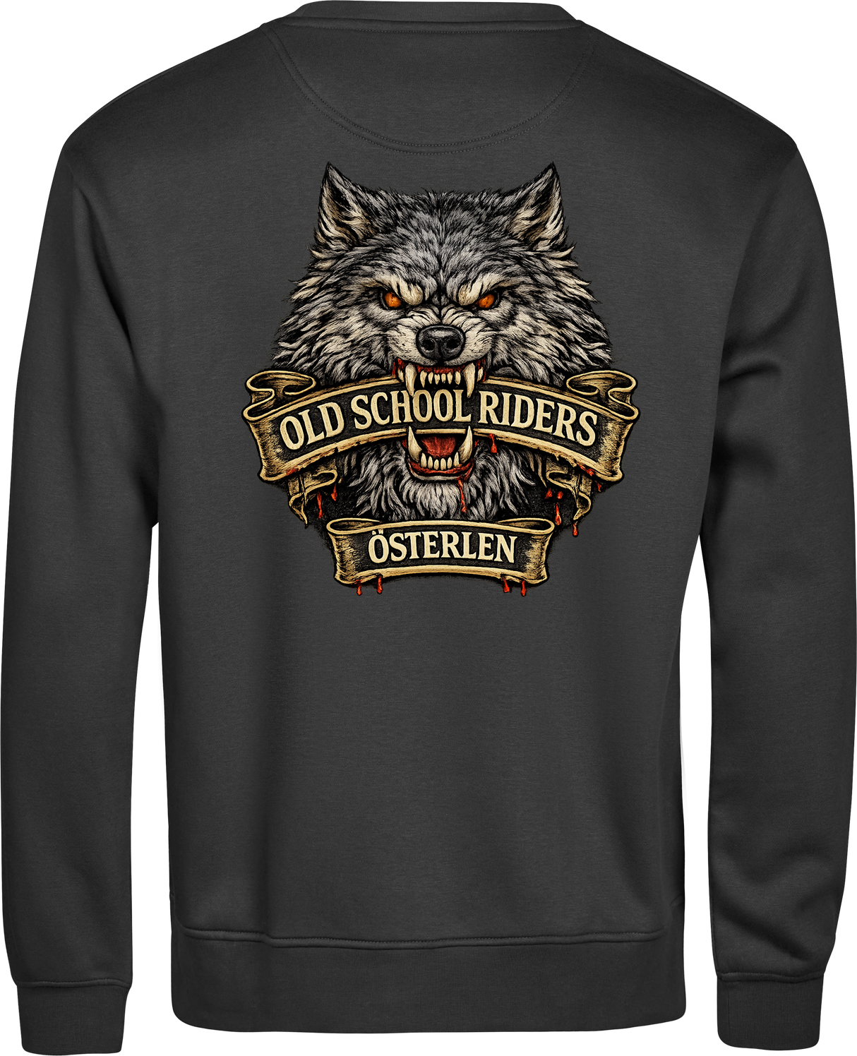 OLD SCHOOL RIDERS.  SWEATSHIRT ÖSTERLEN