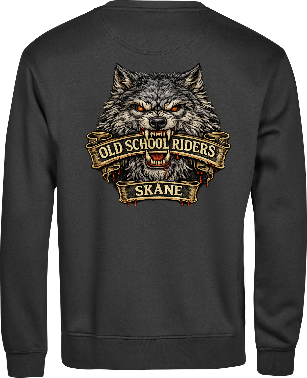 OLD SCHOOL RIDERS.  SWEATSHIRT SKÅNE
